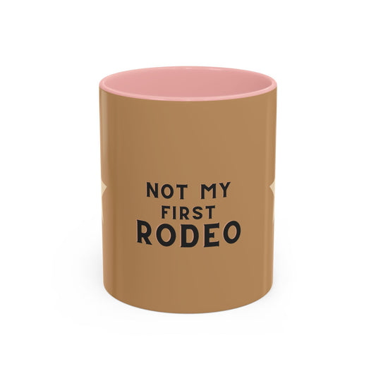 Not My First Rodeo Accent Mug - Ceramic Coffee Cup
