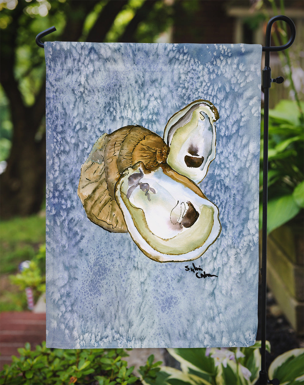 Oyster Garden Flag – Decorative Outdoor Yard Flag