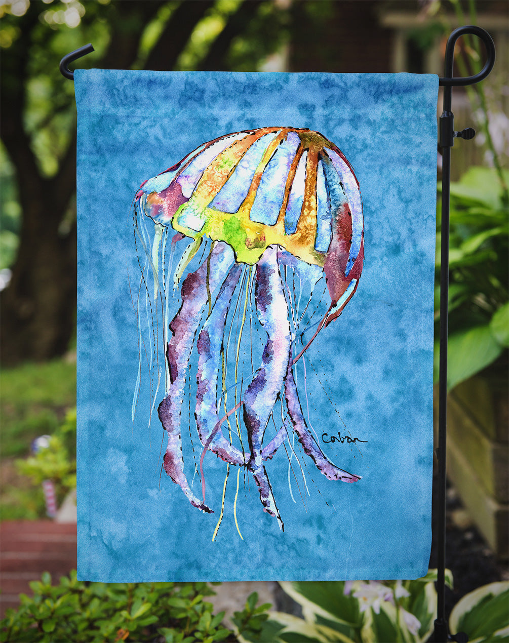 Jellyfish Garden Flag – Decorative Outdoor Yard Flag