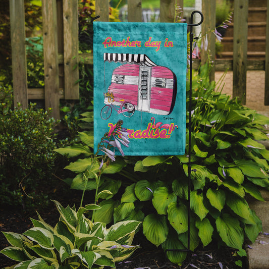 Another Day in Paradise Garden Flag – Decorative Outdoor Yard Flag