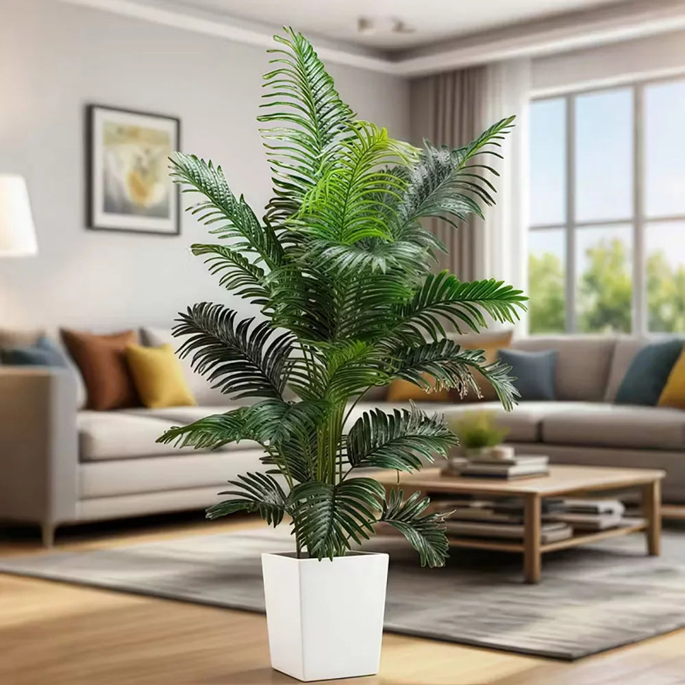 35-inch Artificial Giant Palm Tree Plant; 2 Pieces Lifelike