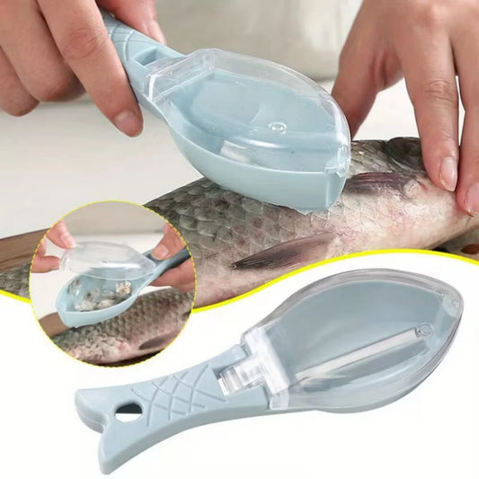 Fish Scales Graters Scraper Fish Cleaning Tool With Cover