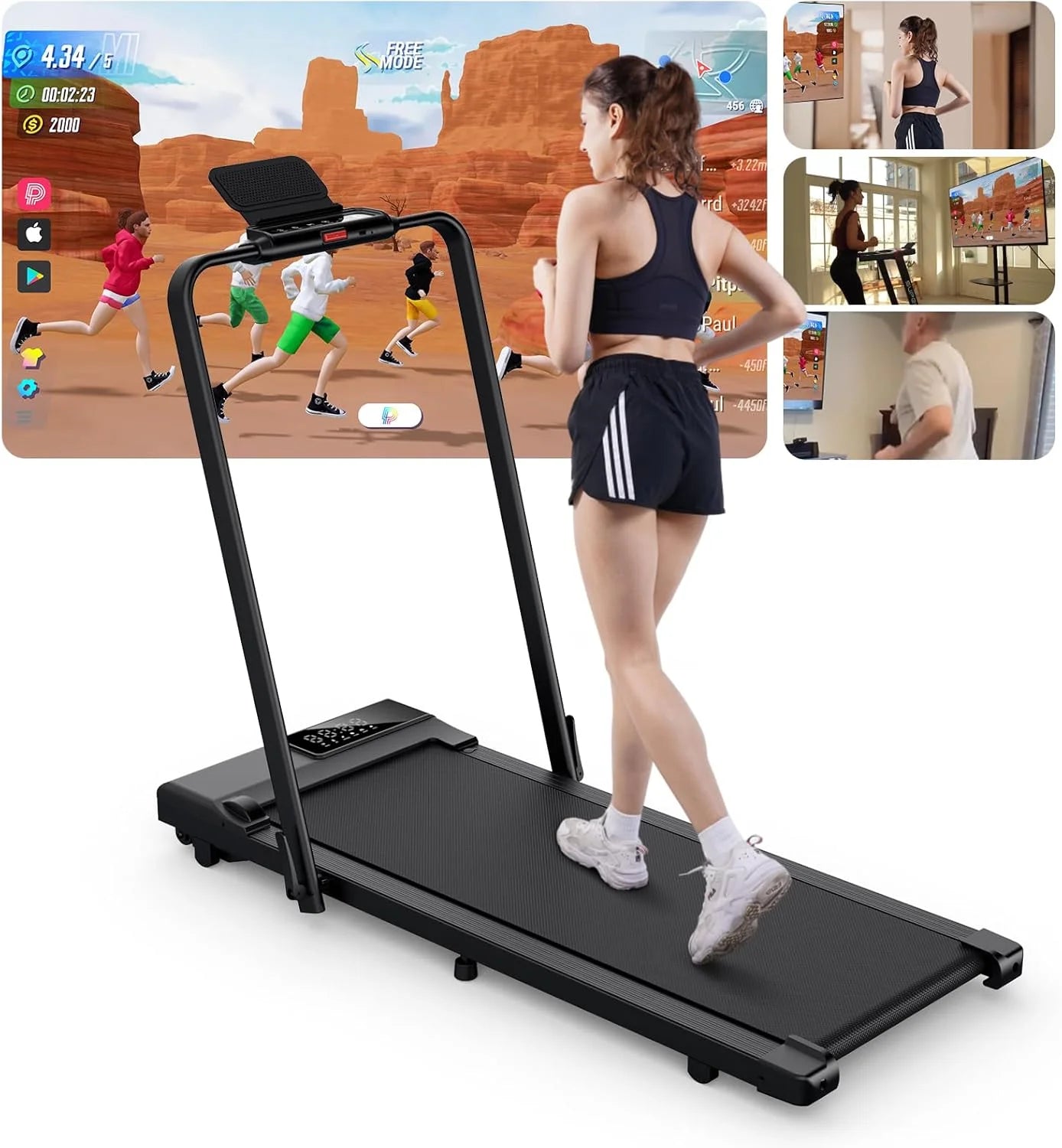 Home Folding Walking pad Treadmill MAX 300lbs