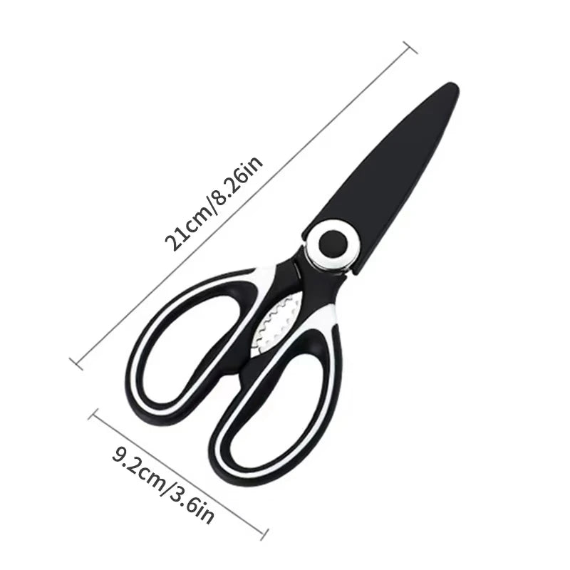 Multifunctional Kitchen Scissors Stainless Steel