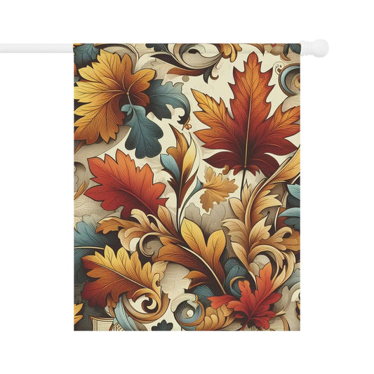 Autumn Leaves House Banner – Durable Poly Poplin