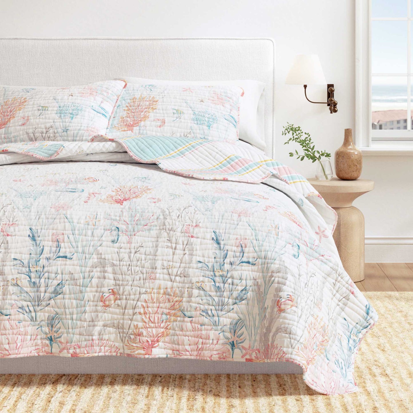Coastal Coral Reef Quilt Set
