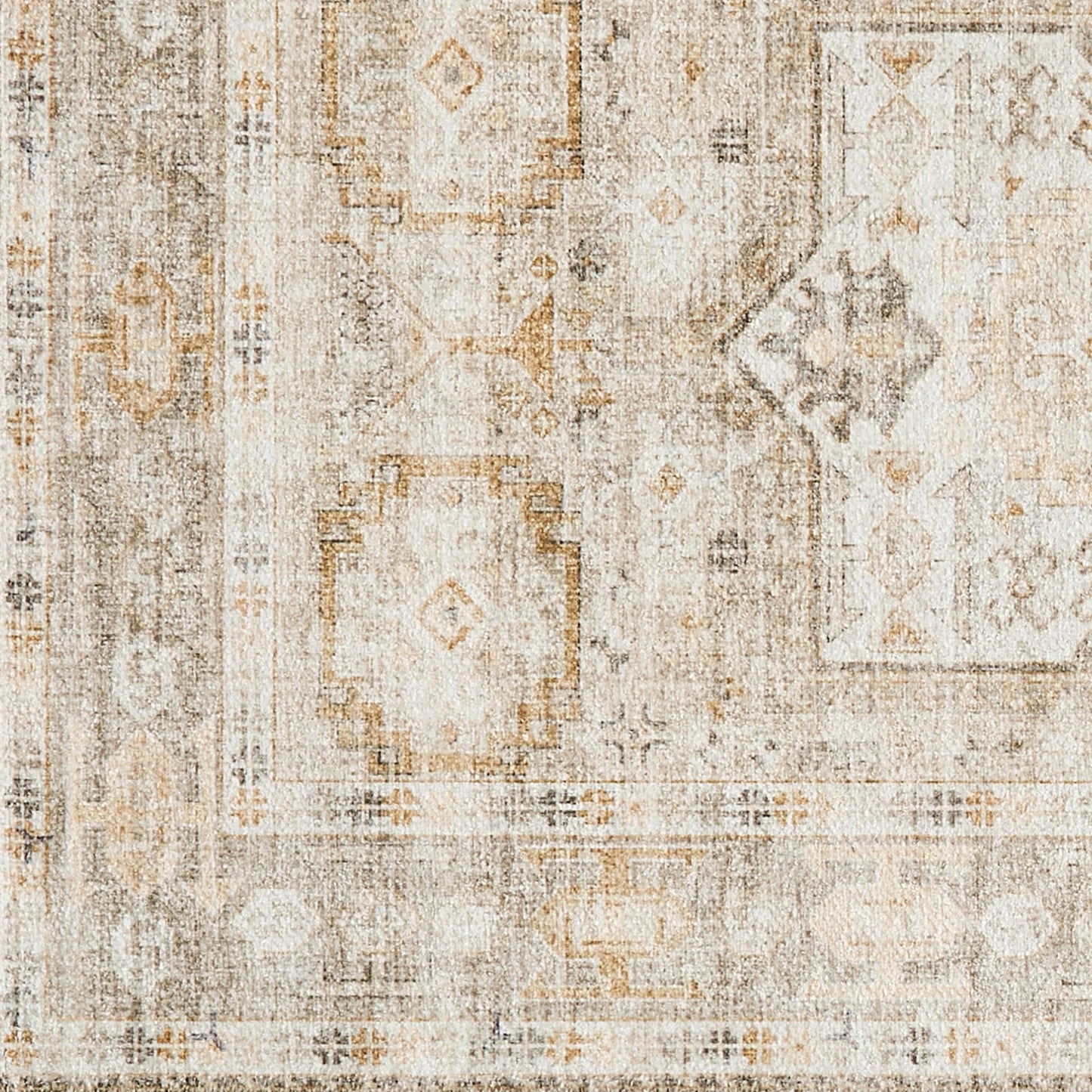 Medallion Machine Washable 2' x 3' Accent Rug
