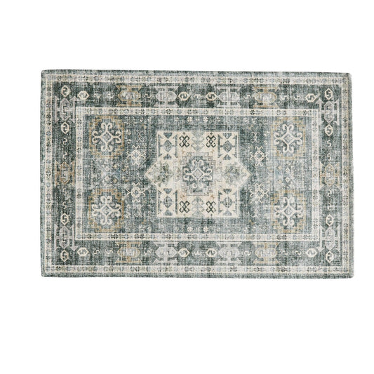 Medallion Machine Washable 3' x 5' Accent Area Rug
