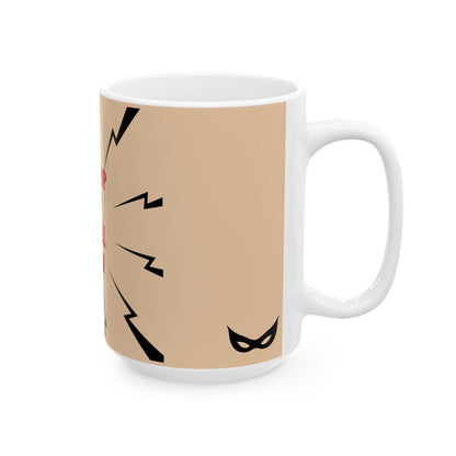 Woke Up Sexy As Hell Again Mug, Super Hero Edition