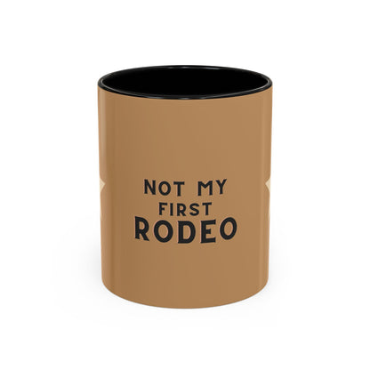 Not My First Rodeo Accent Mug - Ceramic Coffee Cup