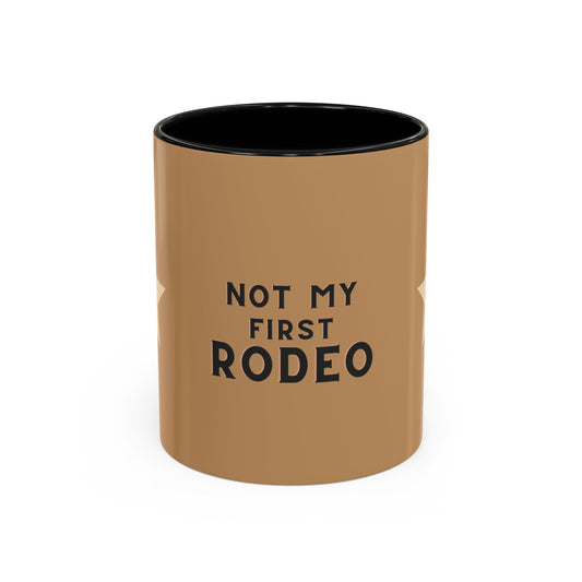 Not My First Rodeo Accent Mug - Ceramic Coffee Cup