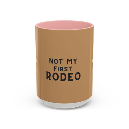 Not My First Rodeo Accent Mug - Ceramic Coffee Cup