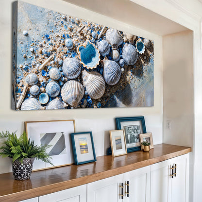 Sea Shells Modern Coastal Wall Art