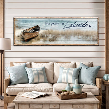 Lose Yourself in Lakeside Bliss Lake House Sign