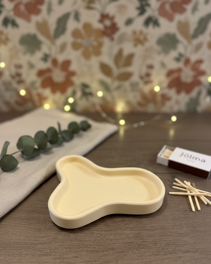 Handcrafted Jesmonite Clover Trinket Tray
