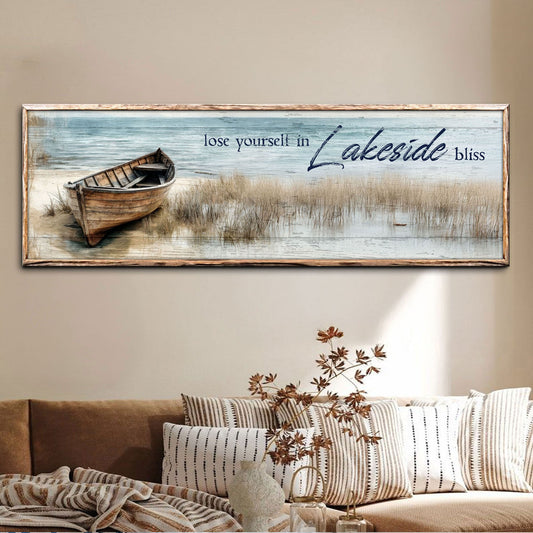 Lose Yourself in Lakeside Bliss Lake House Sign