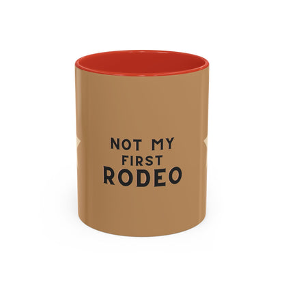Not My First Rodeo Accent Mug - Ceramic Coffee Cup