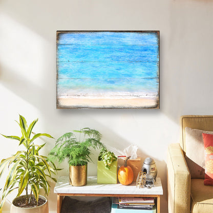 Spataro Beach Wood Handcrafted Coastal Wall Sign