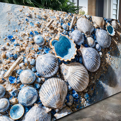 Sea Shells Modern Coastal Wall Art