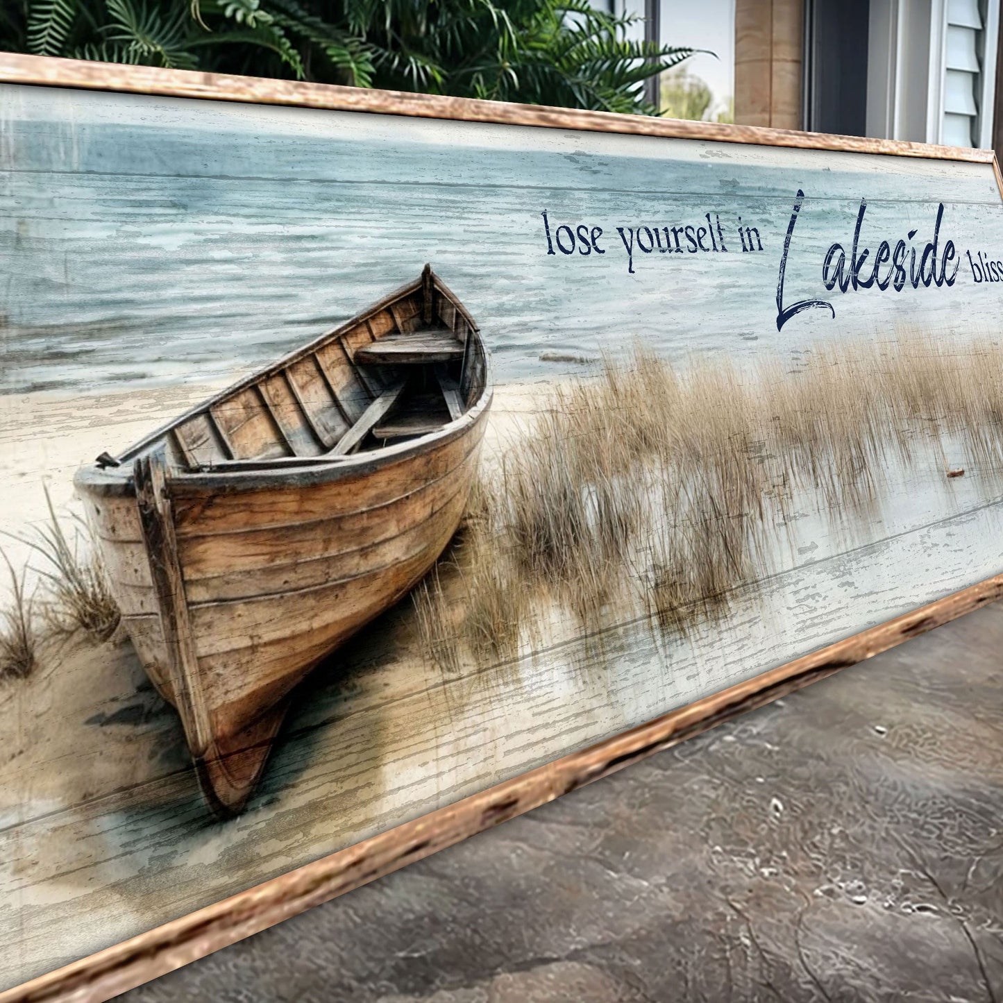 Lose Yourself in Lakeside Bliss Lake House Sign