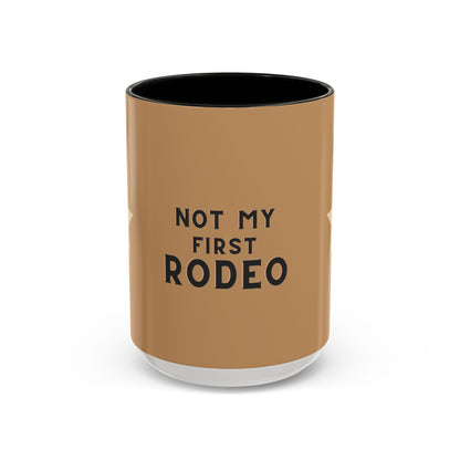 Not My First Rodeo Accent Mug - Ceramic Coffee Cup