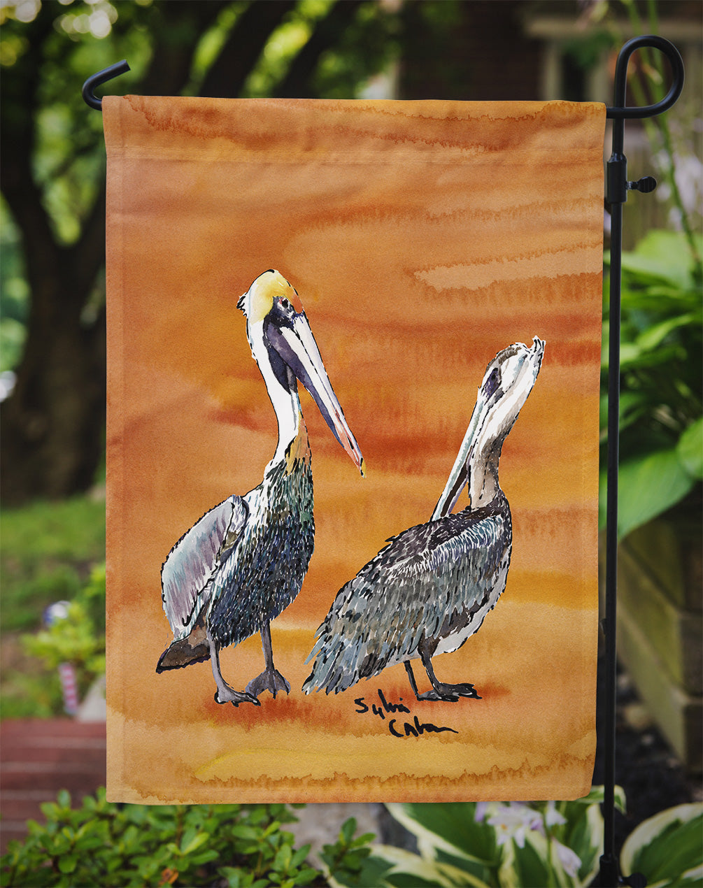 Pelican  Garden Flag – Decorative Outdoor Yard Flag