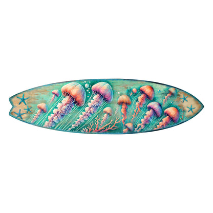 Jellyfish Surfboard Wall Art