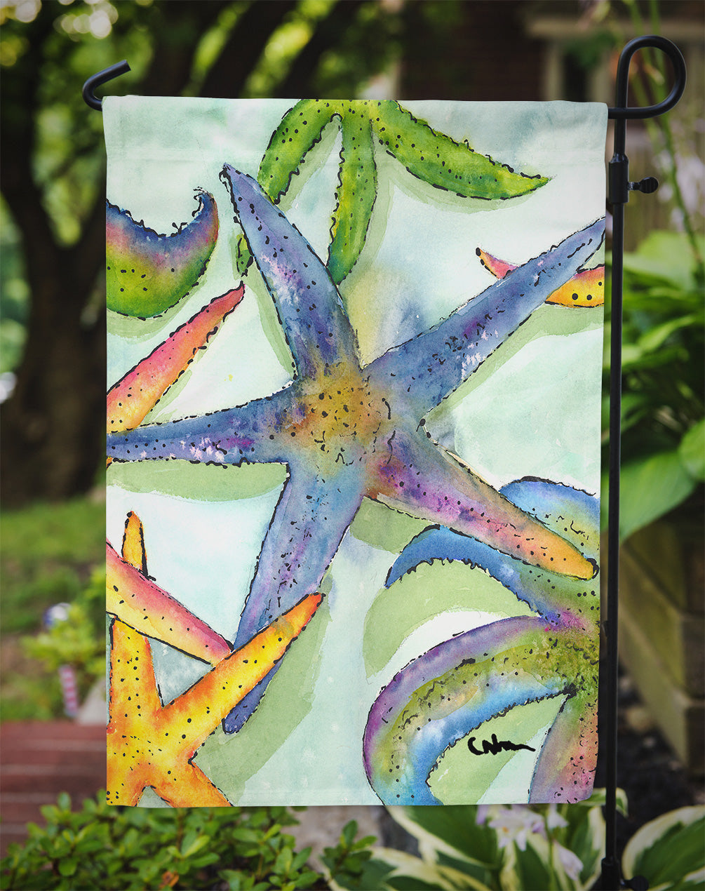 Starfish  Garden Flag – Decorative Outdoor Yard Flag