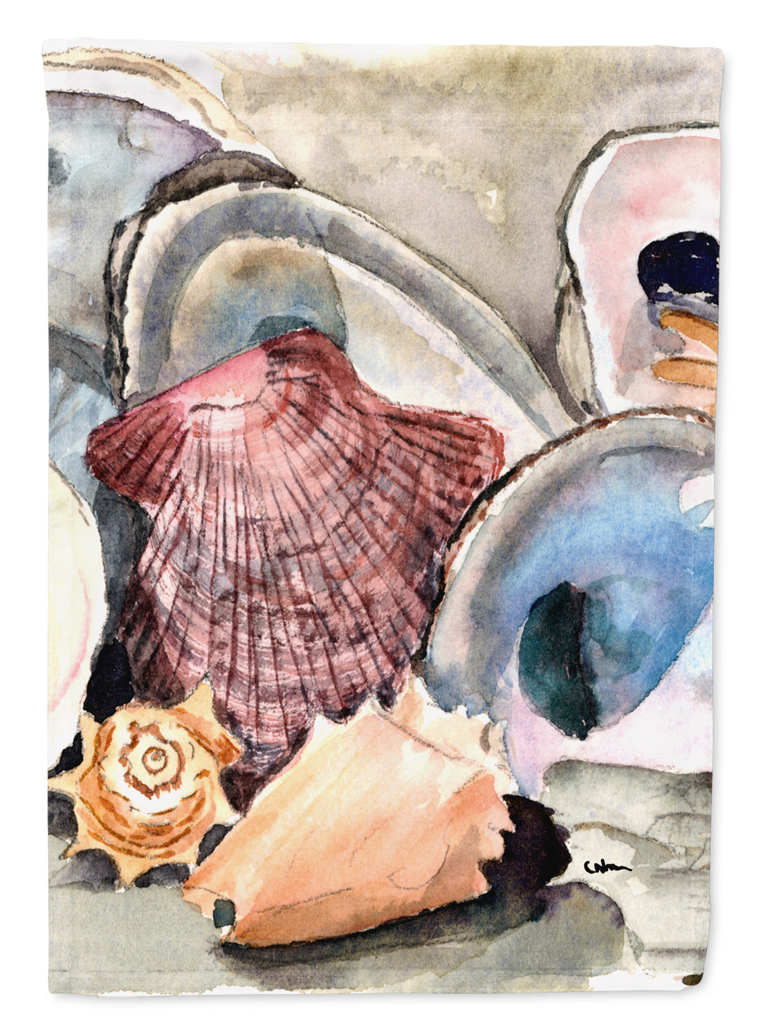 Sea Shells Garden Flag – Decorative Outdoor Yard Flag