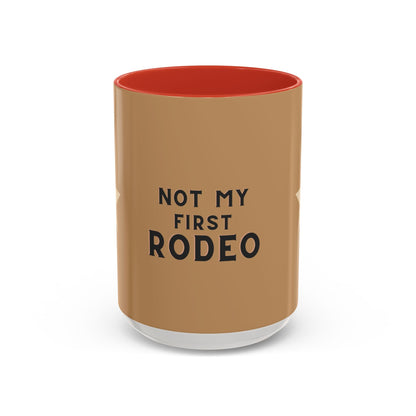 Not My First Rodeo Accent Mug - Ceramic Coffee Cup