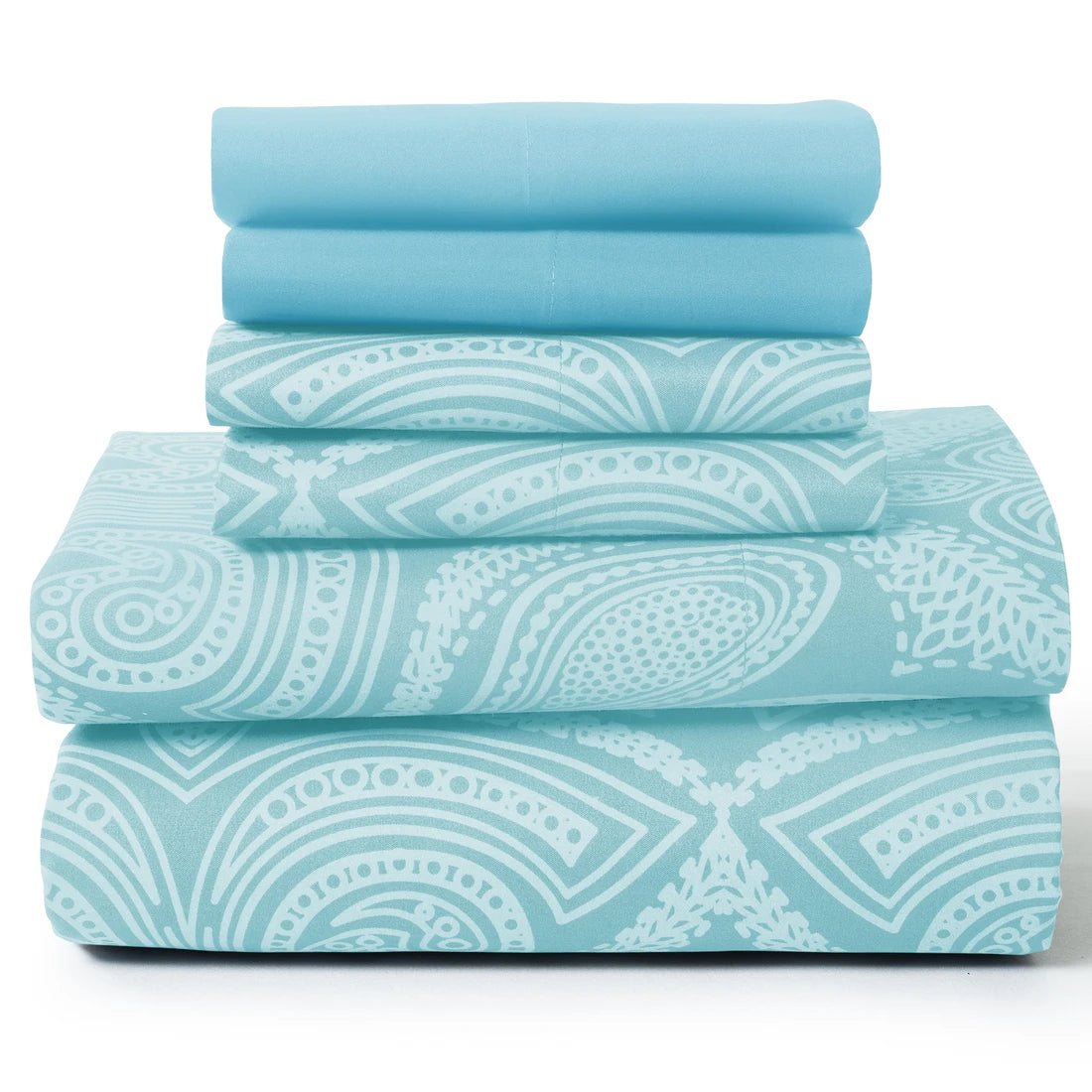 6Pc Paisley Sheet Set – Soft  Luxurious Printed Sheets
