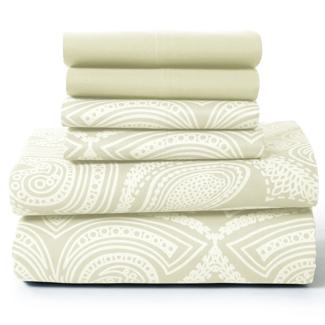 6Pc Paisley Sheet Set – Soft  Luxurious Printed Sheets