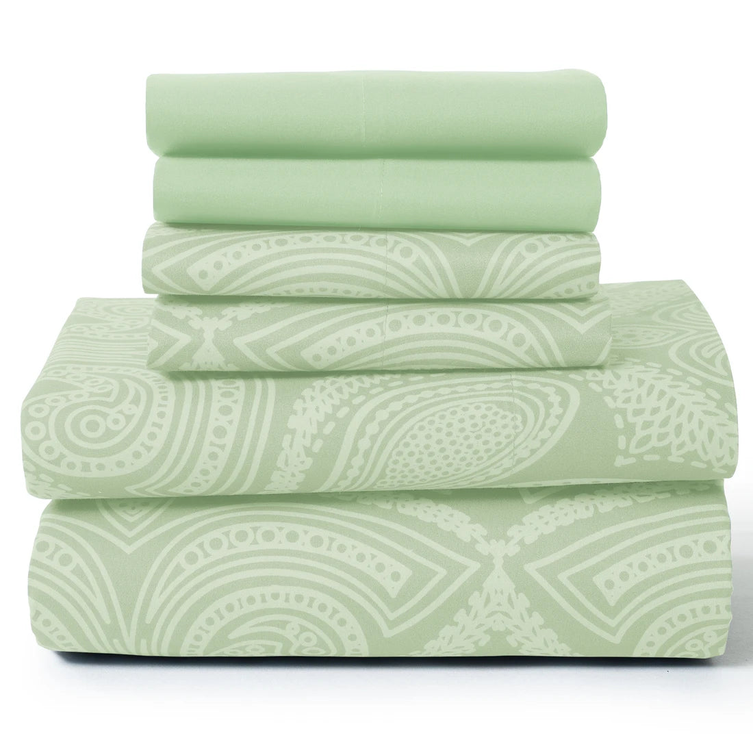 6Pc Paisley Sheet Set – Soft  Luxurious Printed Sheets