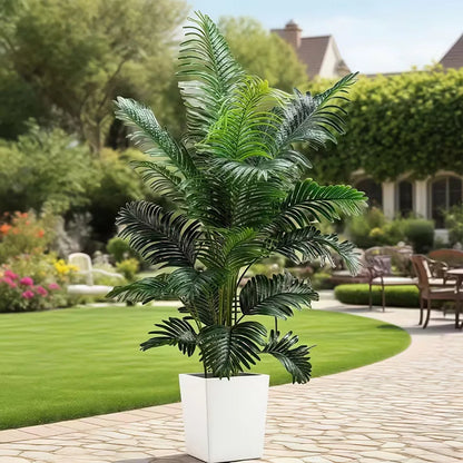 35-inch Artificial Giant Palm Tree Plant; 2 Pieces Lifelike