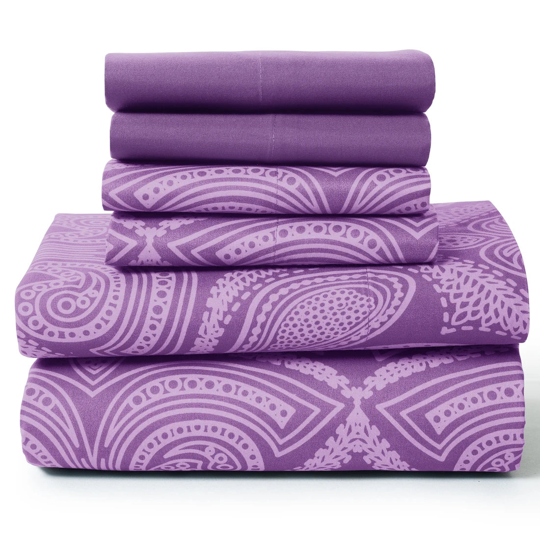 6Pc Paisley Sheet Set – Soft  Luxurious Printed Sheets