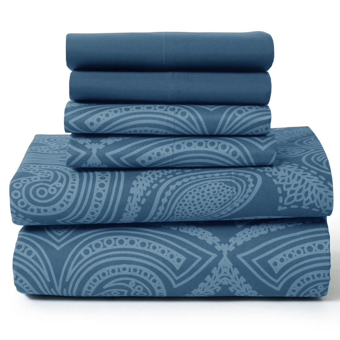 6Pc Paisley Sheet Set – Soft  Luxurious Printed Sheets