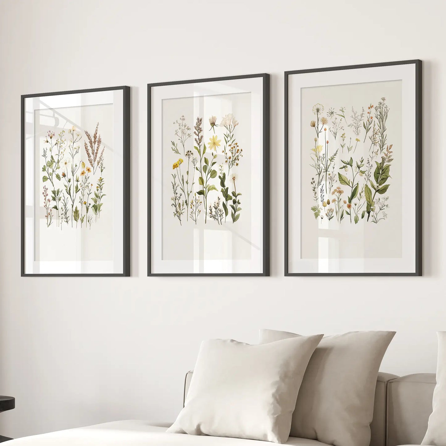 Botanical Poster Art Minimalist Wild Plants Wall Art