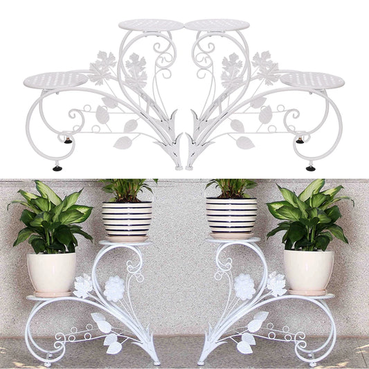 Tall 4-Tier Metal Plant Stand — Elevate Any Room Instantly