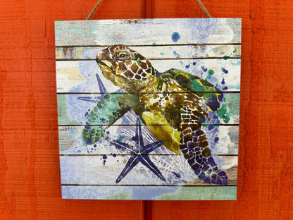 Small Sea Turtle Sign - 3 Styles