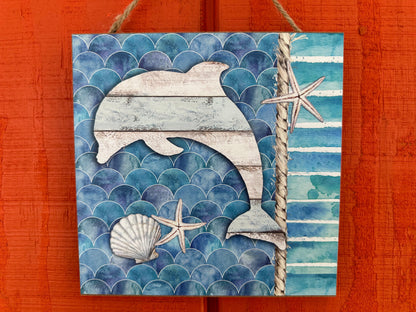 Small Mermaid Scale Signs 2 Styles