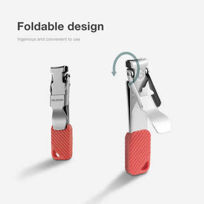 Compact Nail Clippers Foldable  With Key Chain