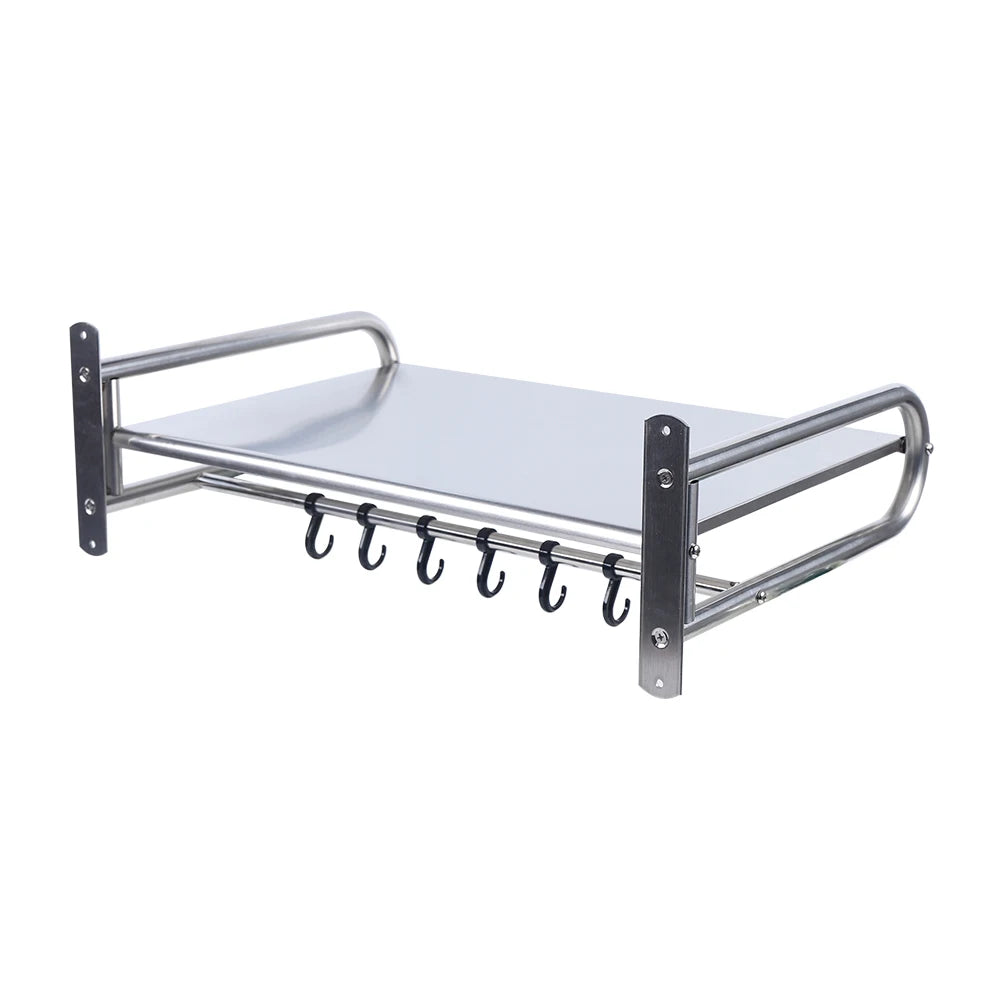 Microwave Oven Rack Stainless Steel Wall-Mounted Shelf