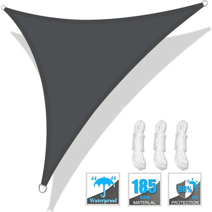 Triangle Sun Shade or Outdoor Patio, Garden Awning