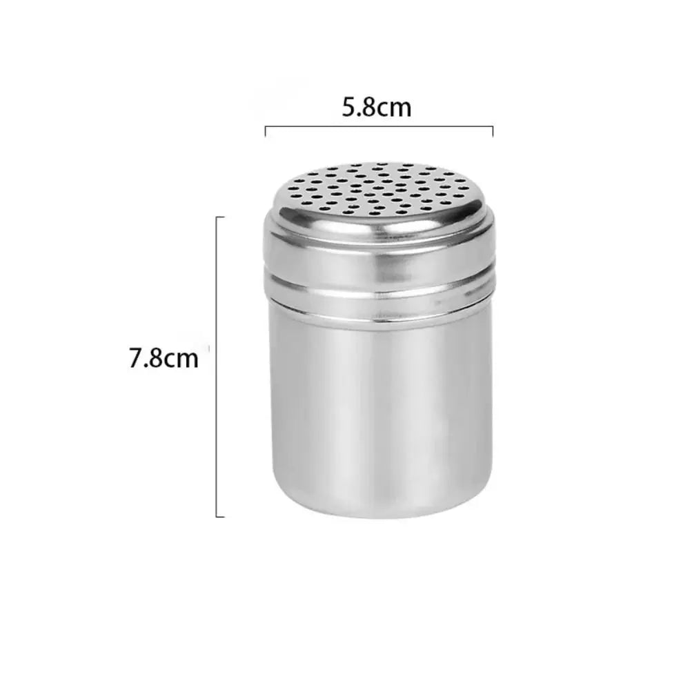 Multi-purpose Stainless Steel Seasoning Jar Rotating Cover