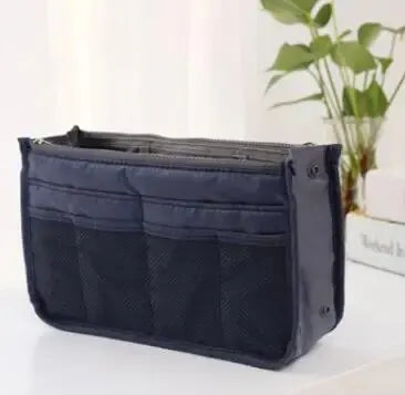 Multi Functional Large Capacity Makeup Bag Double Zipper
