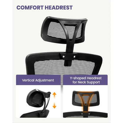 Home Office Desk Chair High Back Computer Gaming