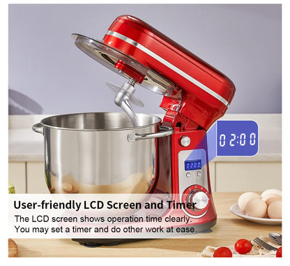 Kitchen Food Stand Mixer, Blender, Whip Dough Kneader,