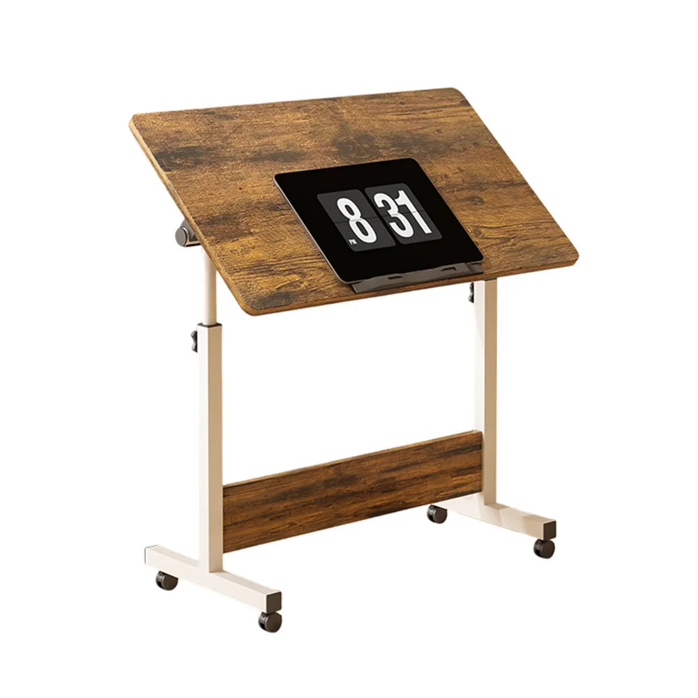 Small Standing Adjustable Mobile Desk With Wheels
