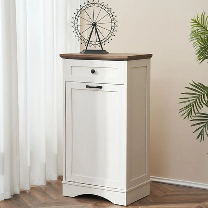 Tilt Out Trash Cabinet Freestanding