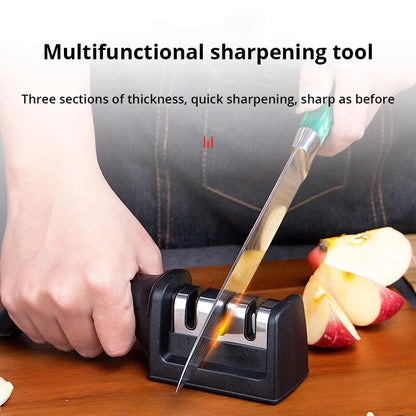 Knife Sharpener  Multi Functional Hand Held Three Purpose
